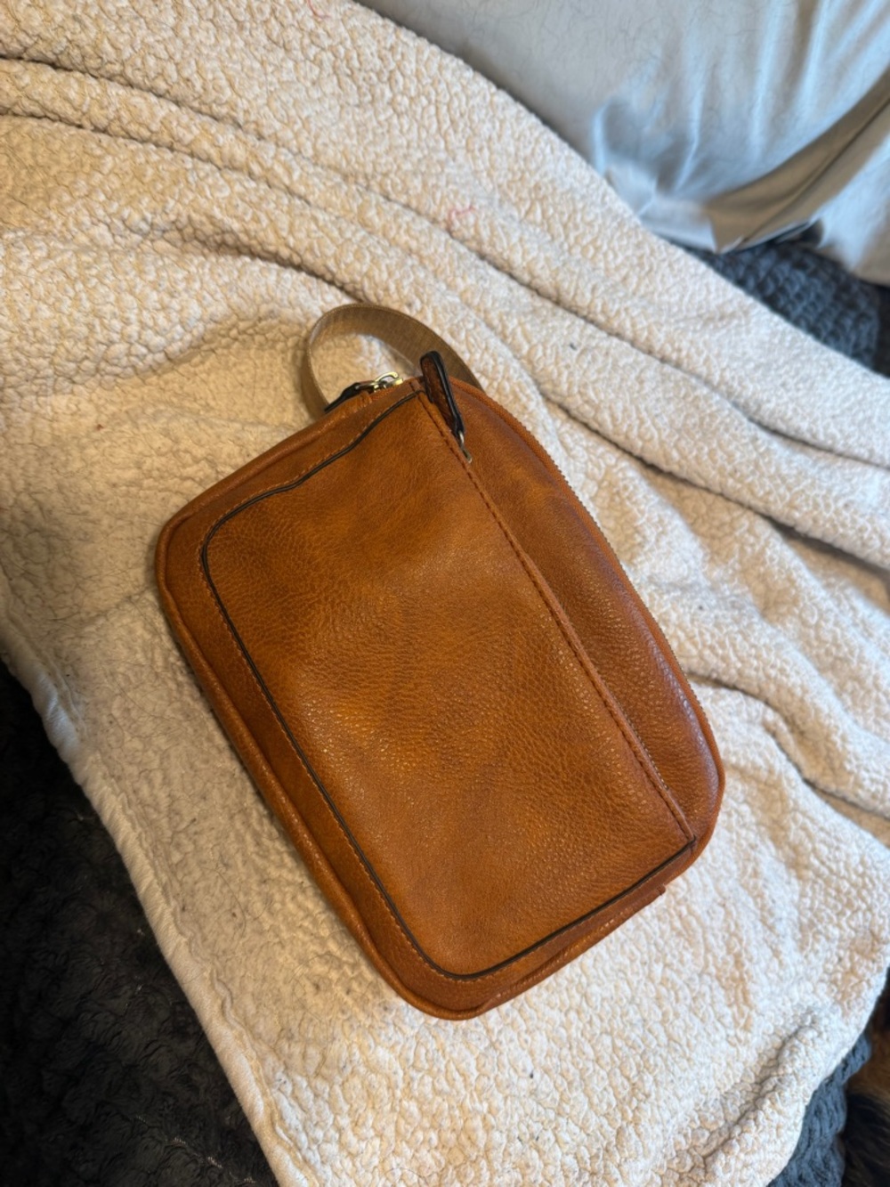 Classic Brown Leather Crossbody Bag